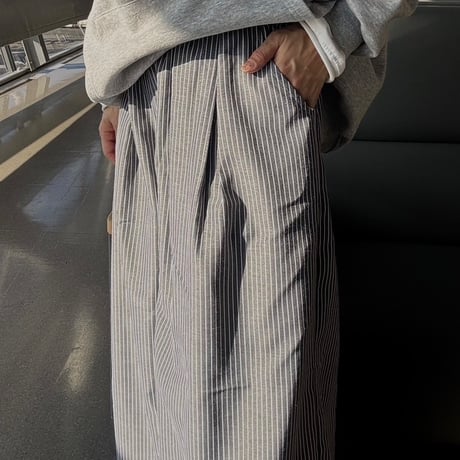stripe long bottom