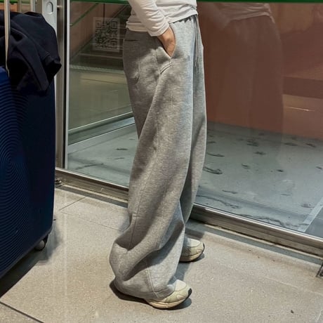 curve wide sweat pants