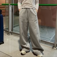 curve wide sweat pants