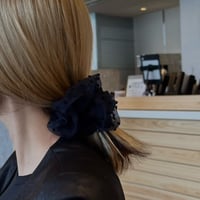 Scrunchie 〝dot NAVY〟