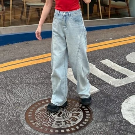 side design denim