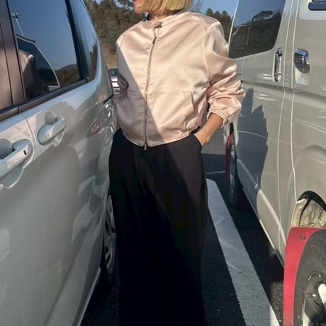satin blouson