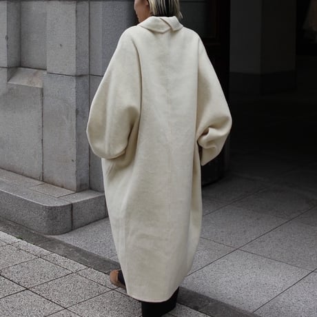 Rever  wool long coat
