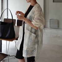 flower sheer light jacket