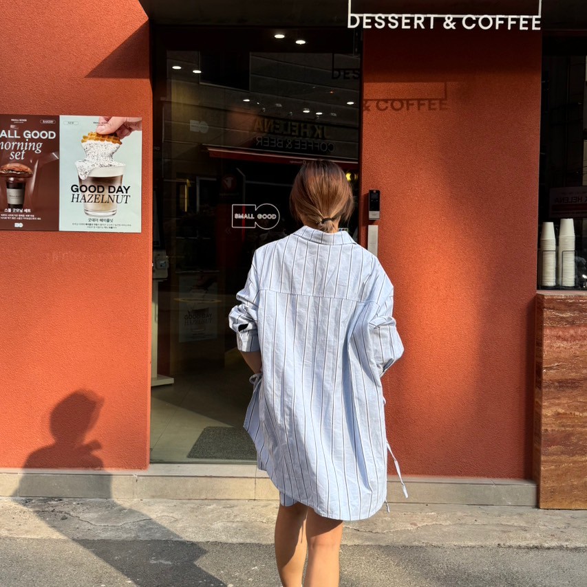 MOKA tag side ribbon shirt setup | MOKA