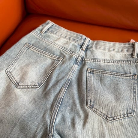 horse embroidery denim