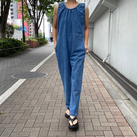 MOKA tag  denim coveralls