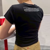 message  print Tshirt  (black)