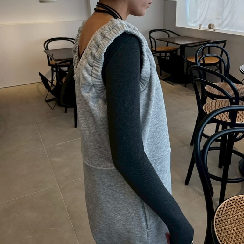 MOKA tag coverall sweat | MOKA