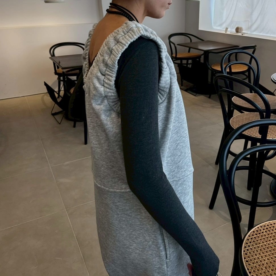 MOKA tag coverall sweat | MOKA