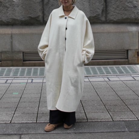 Rever  wool long coat