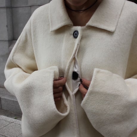 Rever  wool long coat