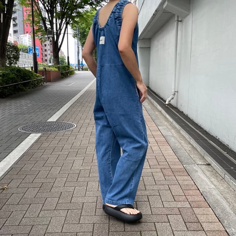MOKA tag  denim coveralls