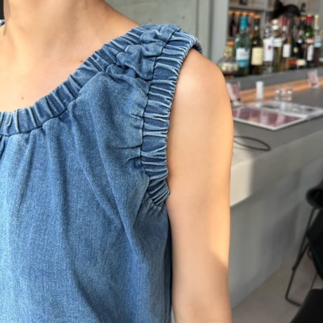 MOKA tag  denim coveralls
