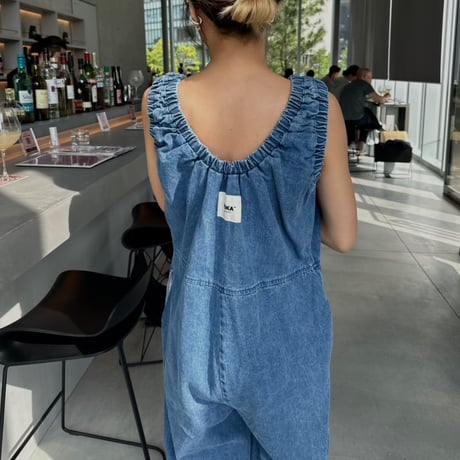 MOKA tag  denim coveralls