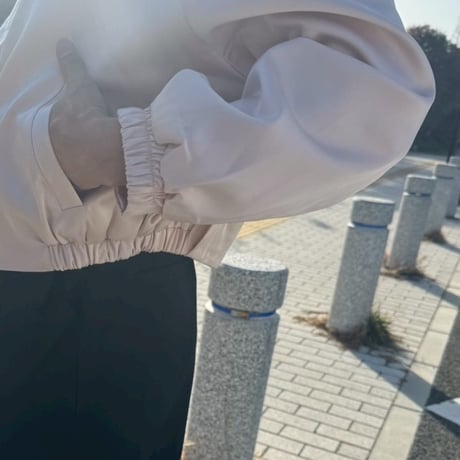 satin blouson