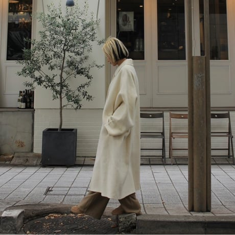 Rever  wool long coat