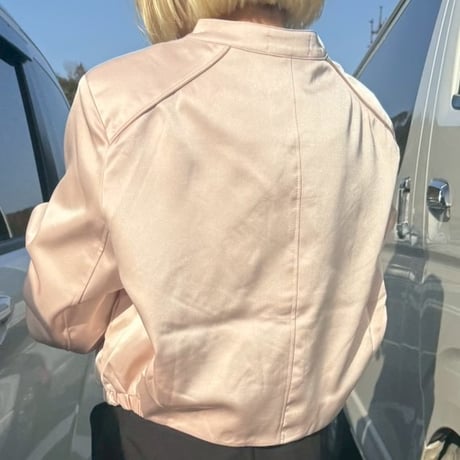 satin blouson