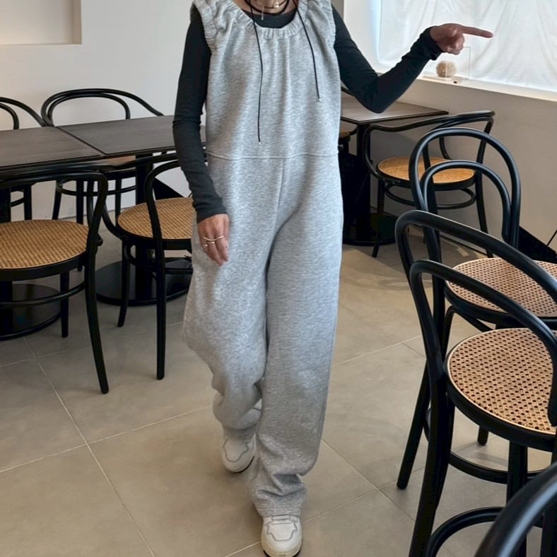 MOKA tag coverall sweat スウェット　オールインワン MOKA tag coverall sweat【予約販売】12/下旬〜順次発送 | MOKA