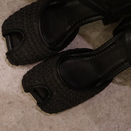 raffia sandal