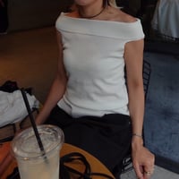 off shoulder summer knit