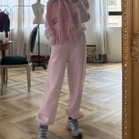sweat bottom ▽ PINK