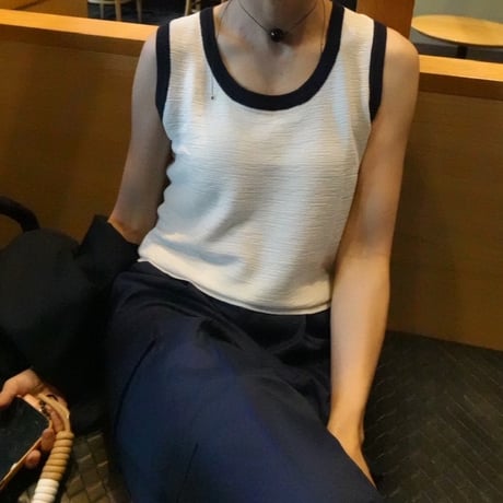 bicolor tank top