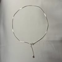 silver choker