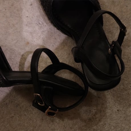 raffia sandal