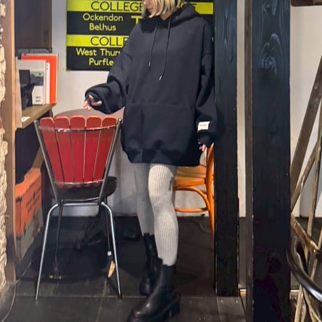 Fleece-lined  oversize hoodie