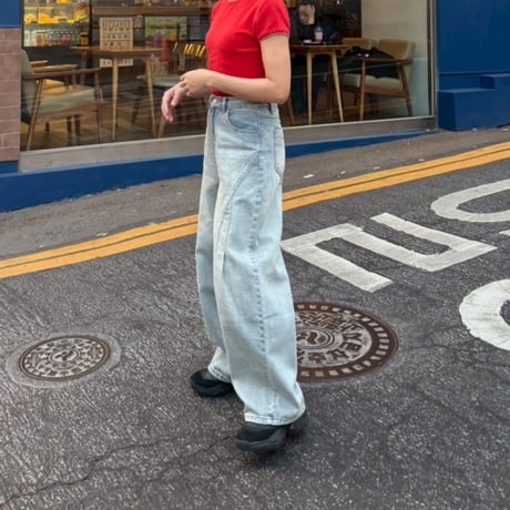 side design denim
