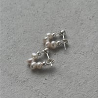 freshwater pearl  charm pierce 〝petite〟