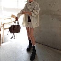 stripe skirt shirt setup