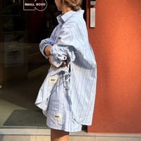 MOKA tag  side ribbon shirt setup
