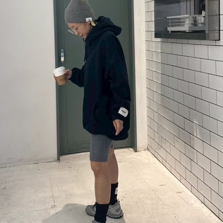 Fleece-lined  oversize hoodie
