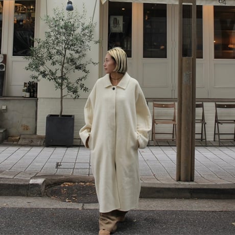Rever  wool long coat