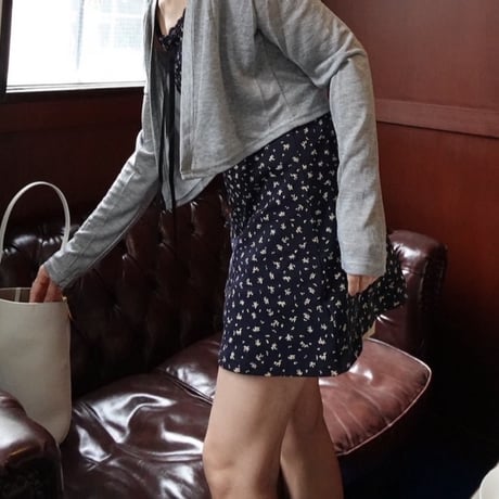 flower onepiece ＆ cardigan