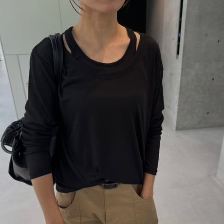 sheer layered tops