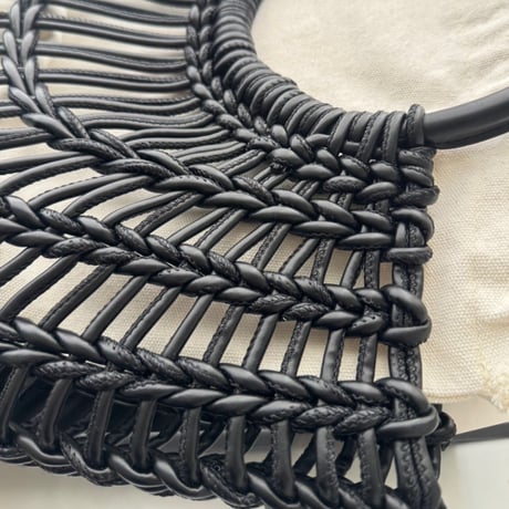 leather net bag
