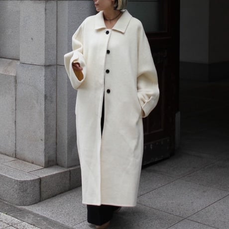 Rever  wool long coat