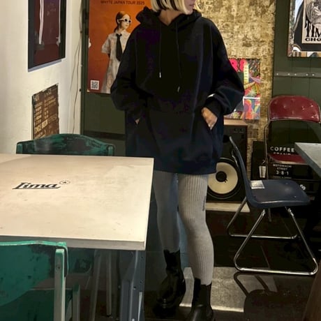 Fleece-lined  oversize hoodie