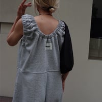 loopback sweat coverall   / grey
