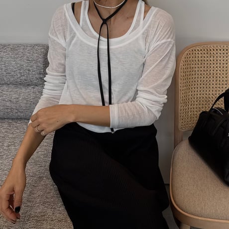 sheer layered tops