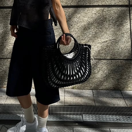 leather net bag