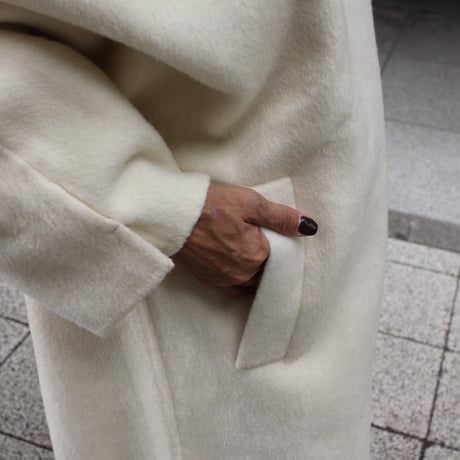 Rever  wool long coat