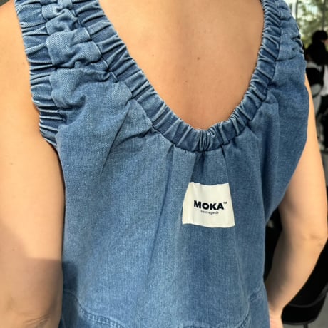MOKA tag  denim coveralls