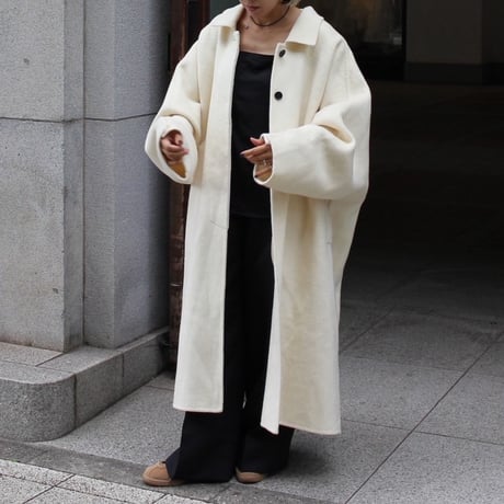 Rever  wool long coat