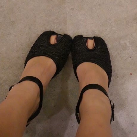 raffia sandal