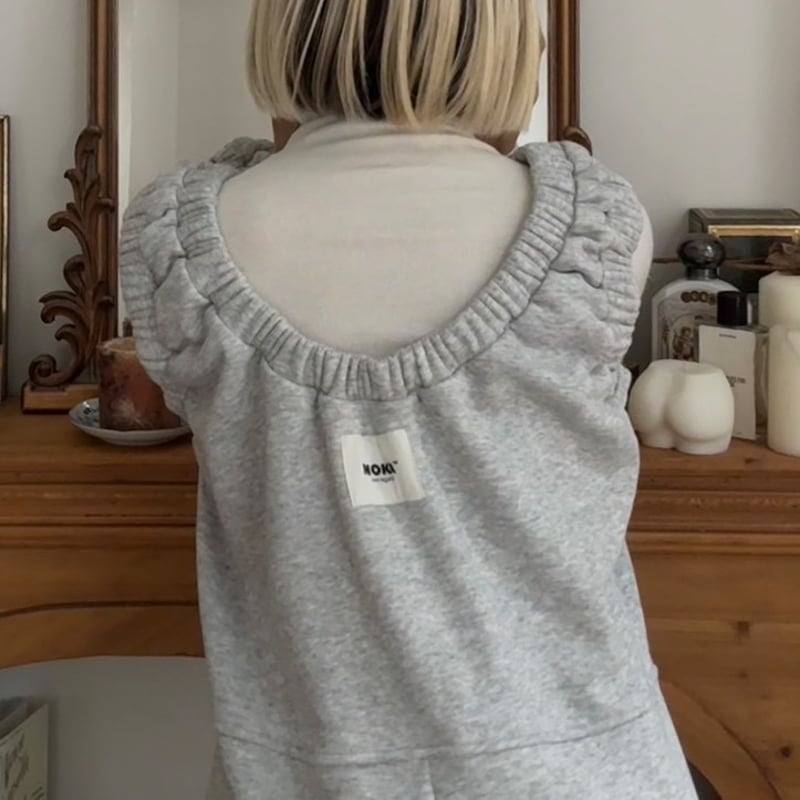 MOKA tag coverall sweat | MOKA