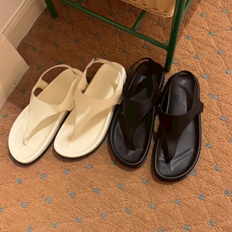fake leather sandal